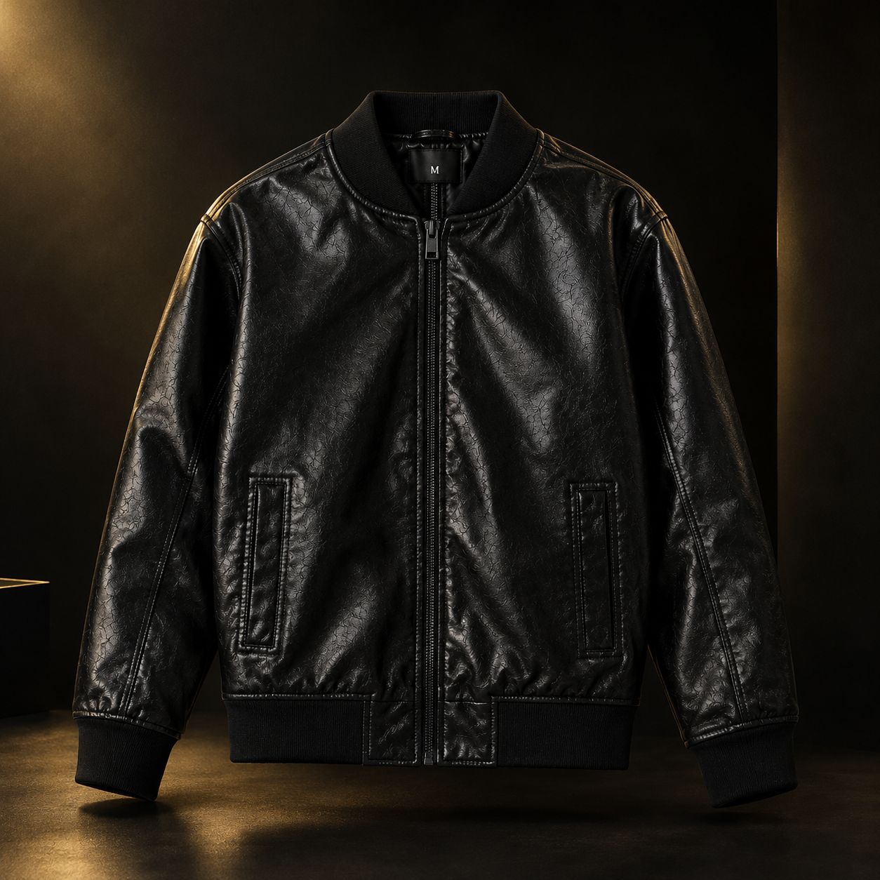 Leather jacket ( super dark edition)🦇